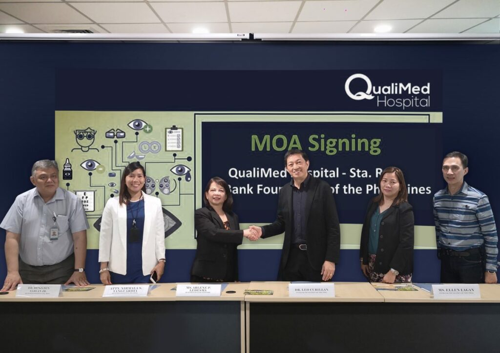 Qualimed Hospital Sta. Rosa Partners With Eye Bank Foundation Of The Philippines