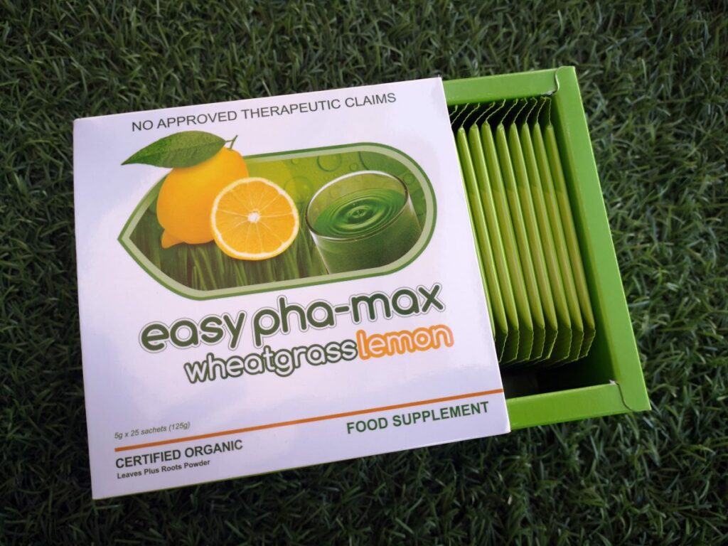 Easy Pha-Max Wheatgrass Lemon