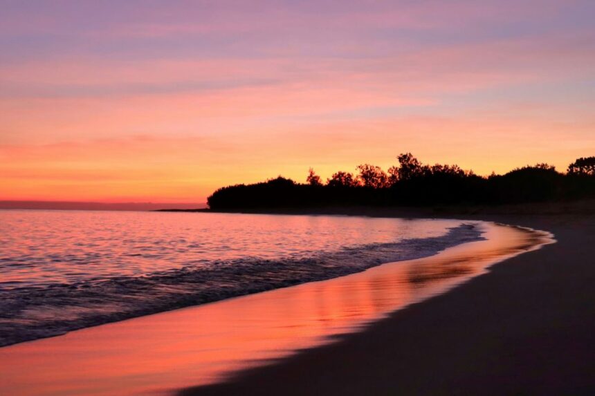 Jomalig Island sunset
