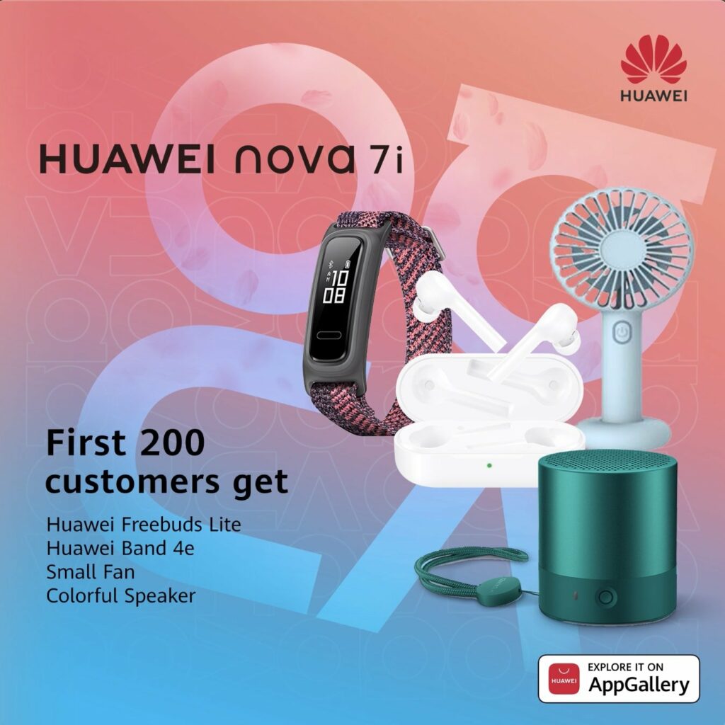 Huawei Nova 7i Lazada and Shopee