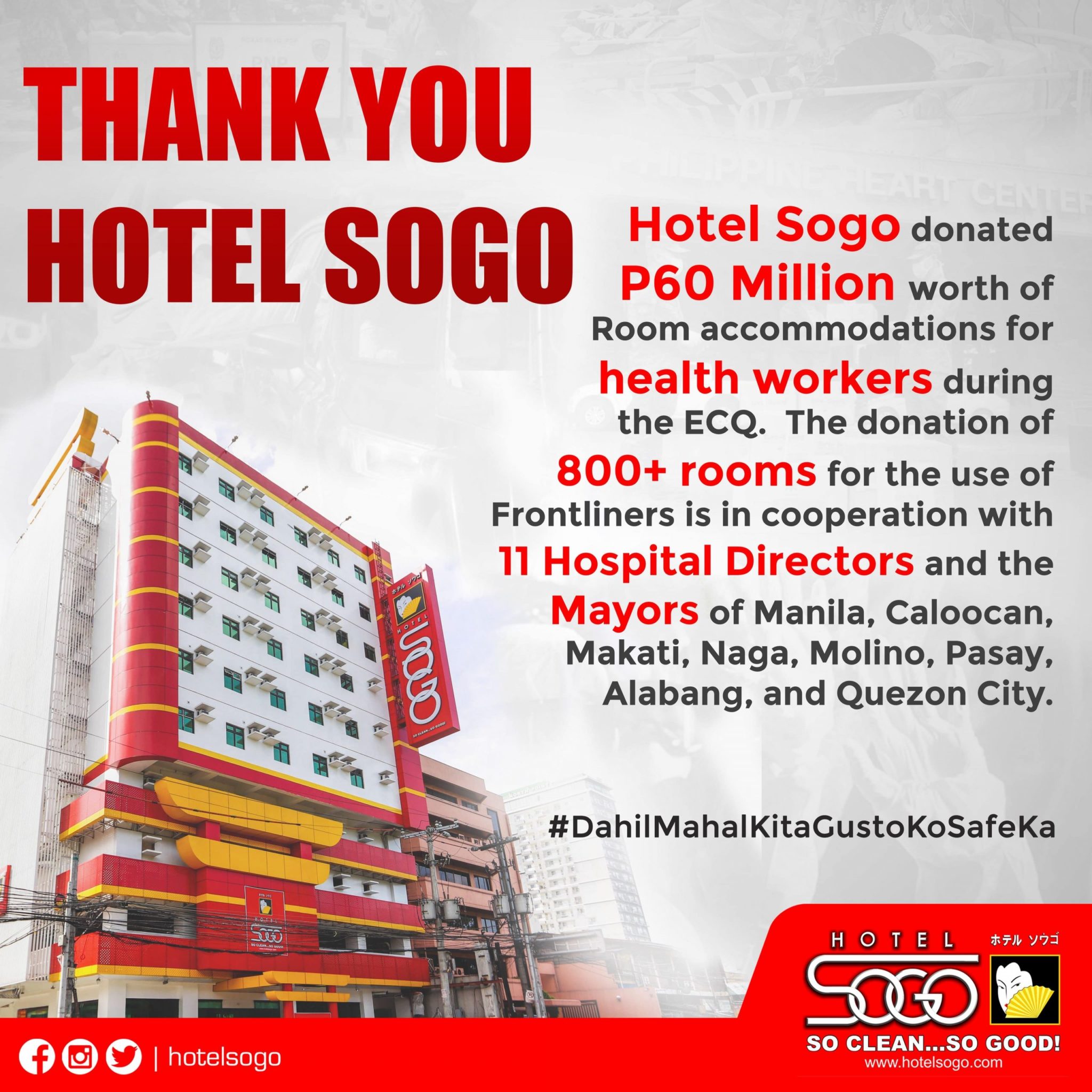 Sogo Supports Our FrontLiners