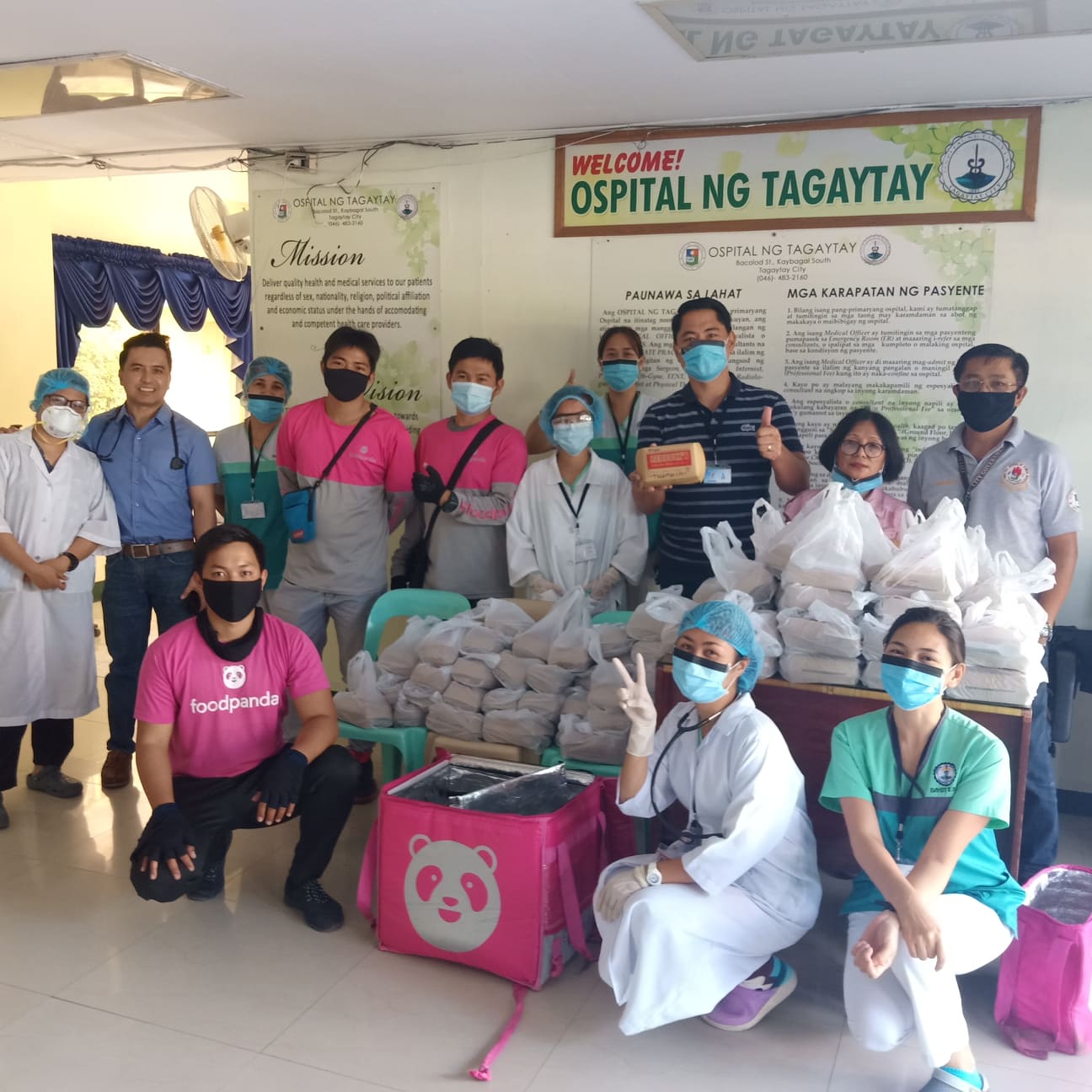 Foodpanda gives back to frontline healthcare workers