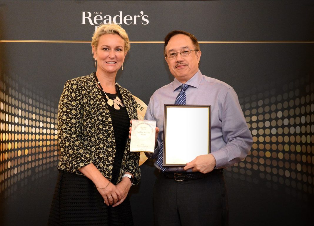 BDO Most Awarded Bank Reader's Digest Quality Service Awards - Iconic MNL