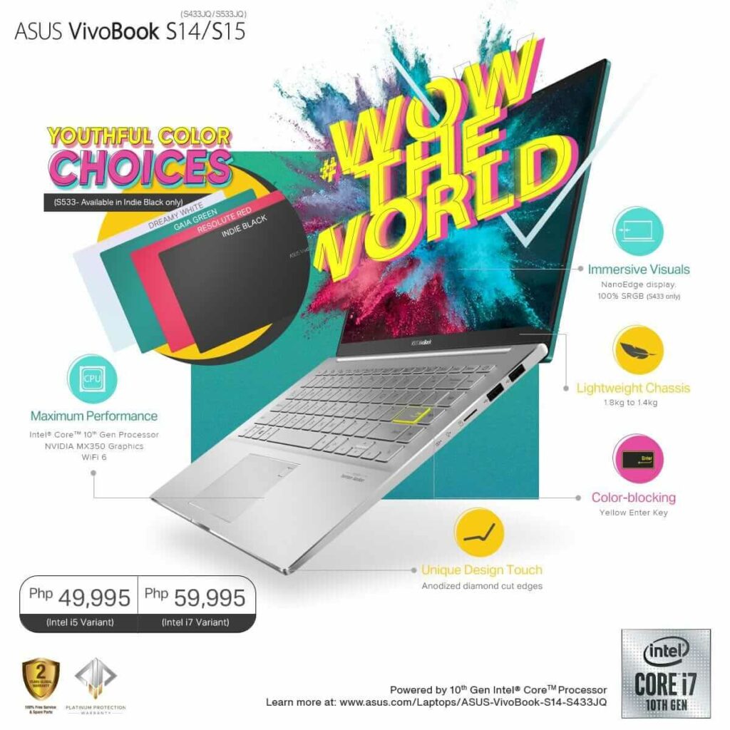 ASUS PH Unveils the all new VivoBook S14 and S15