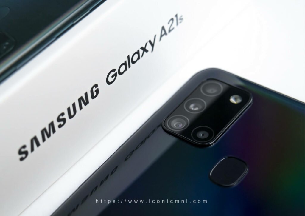 Samsung Galaxy A21s - L-shaped quad-rear camera setup