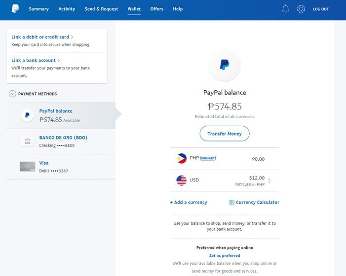 Transfer From Paypal To Paymaya - PayPal Homepage