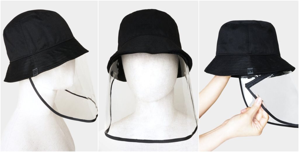 Penshoppe Bucket Hat With Detachable Face Shield
