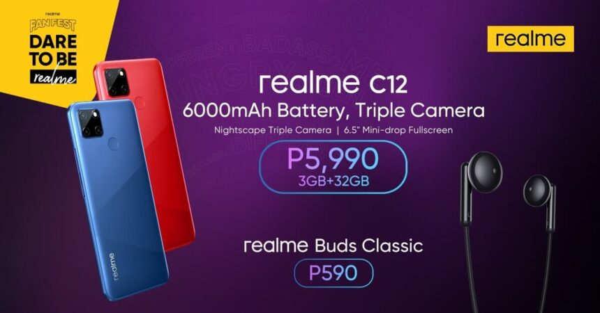 realme C12 realme Buds Classic Launch