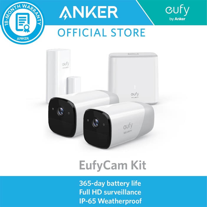 Anker Eufy Cam Kit 1080p Wire-Free Security AI Camera