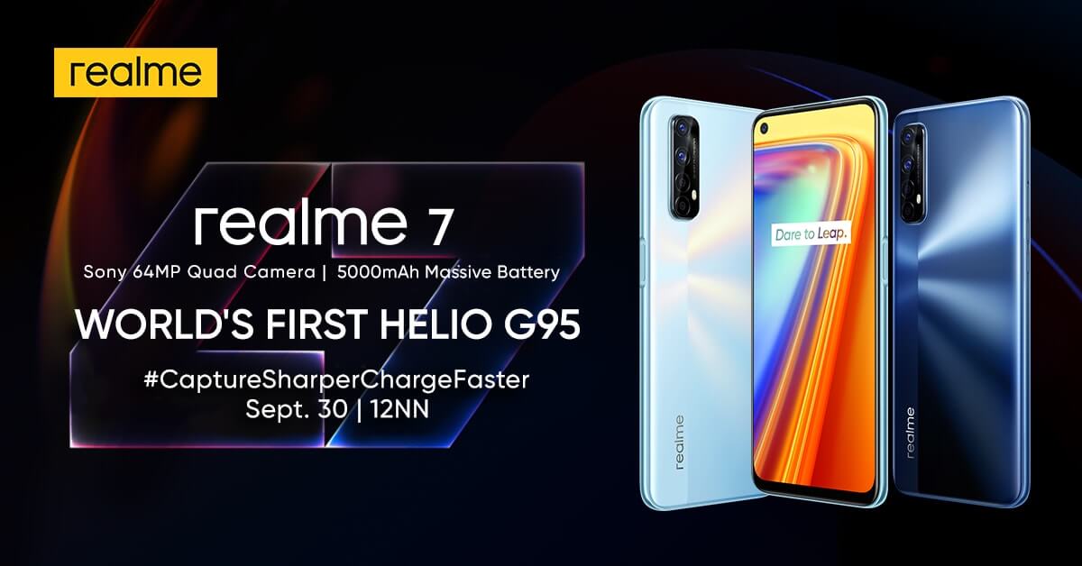 realme to launch realme 7 on September 30