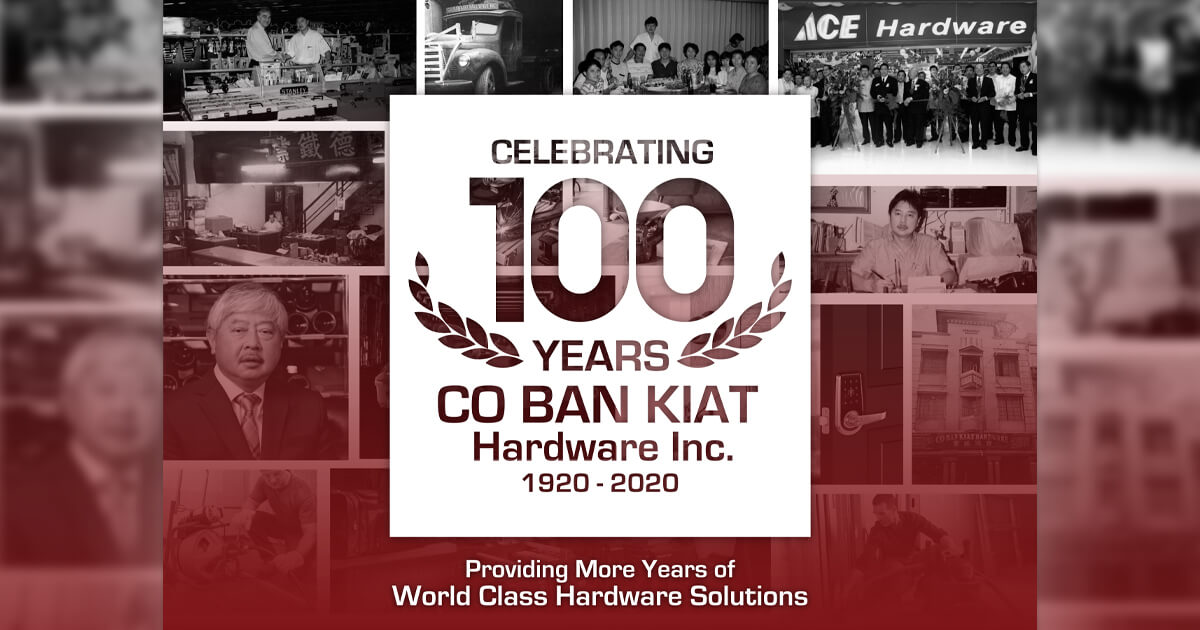 Co Ban Kiat Hardware 100 Years Philippines