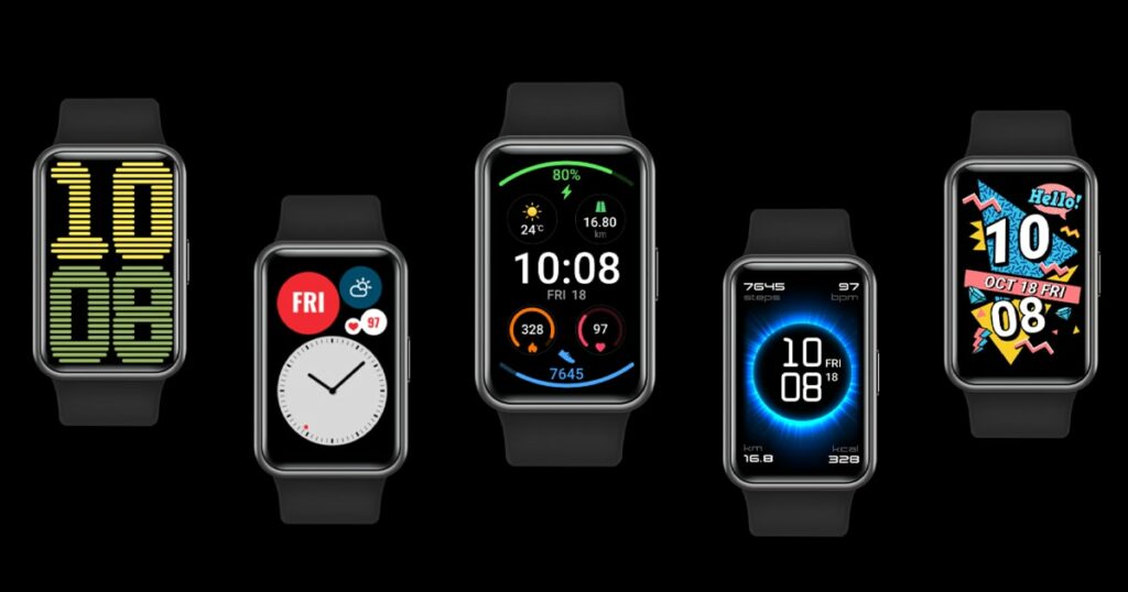 Huawei Watch Fit - functional and interactive watch faces