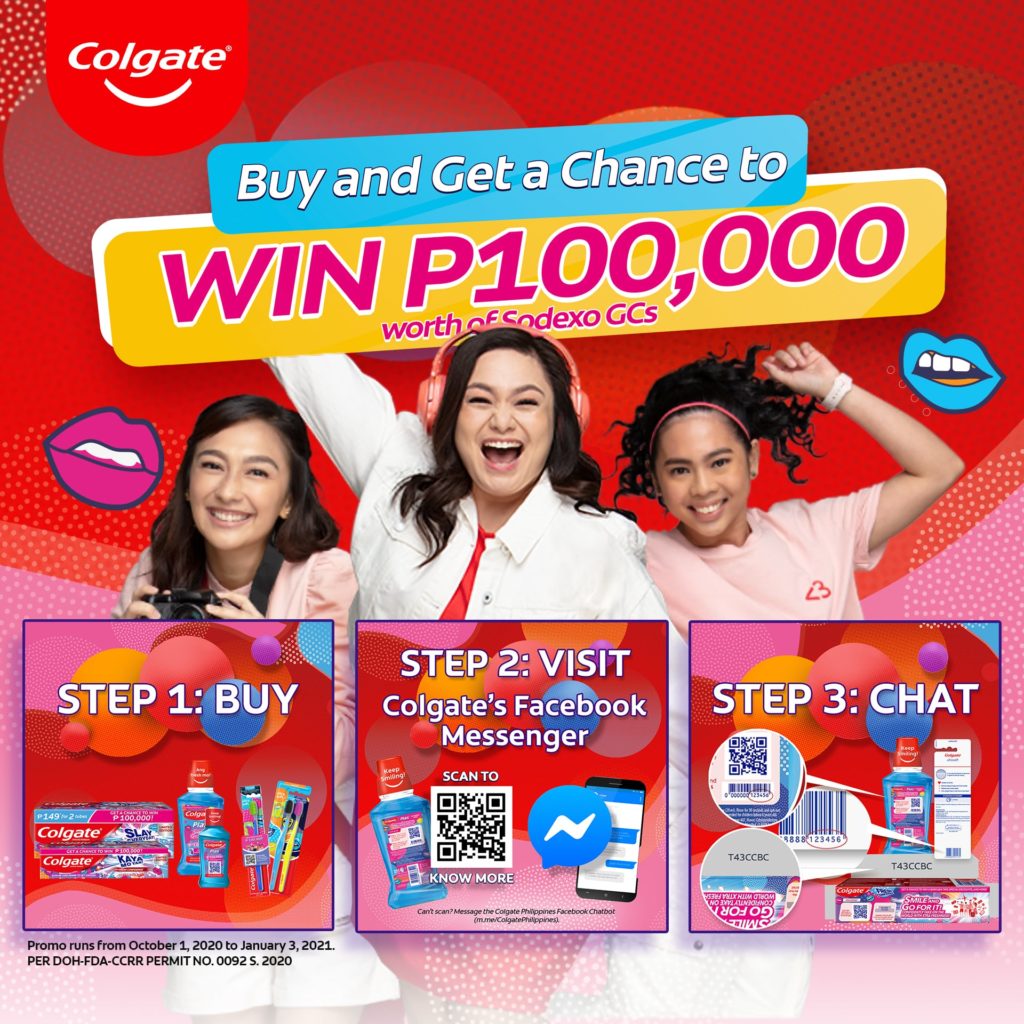 Colgate's Smile and Go For Your Dreams! promo gives you a chance to win P100,000 so you can confidently take on the world with Xtra Freshness!  Colgate, the #1 Oral Care brand in the Philippines, is on a mission to create a future everyone can SMILE about. They believe in empowering Filipinos like you to continue bravely pursuing your passions with a smile. Get that boost of freshness and confidence with the NEW Limited Edition Colgate Smile and Go For Your Dreams! products.  Colgate Fresh Confidence Smile and Go For Your Dreams! Limited Edition Spicy Fresh Toothpaste comes in Spicy Fresh flavor in red gel with Cooling Crystals for an intense cooling and a super fresh experience while Colgate Plax Smile and Go For Your Dreams! Promo Limited Edition Peppermint Fresh Mouthwash with a refreshing peppermint taste kills over 99% of bacteria and gives long-lasting fresh breath! Feel confident all day so you can show off that great smile as you have courage and aim for your goals!  #SmileAndGoForYourDreams! You can get yours now and boldy chase your dreams! Available in Colgate’s Official Store on Shopee while at the comfort of your own home.  Don’t forget to download the Shopee app for free from the App Store or Google Play.  Leave a comment down below and share your thoughts with us!  Want more features like this? Please follow us on Facebook, Twitter, and Instagram to get the latest trends.