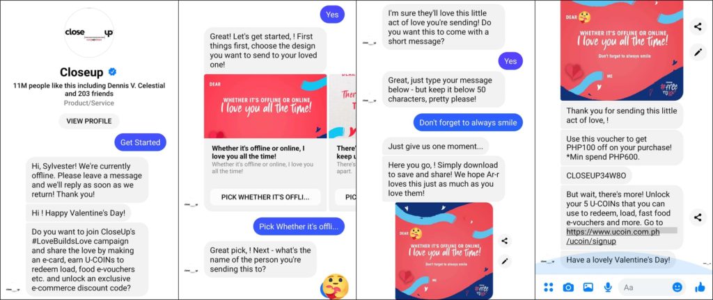 #FreeToLove E-Card Chatbot