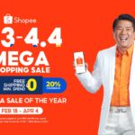 Shopee 3.3 4.4 Mega Shopping Sale