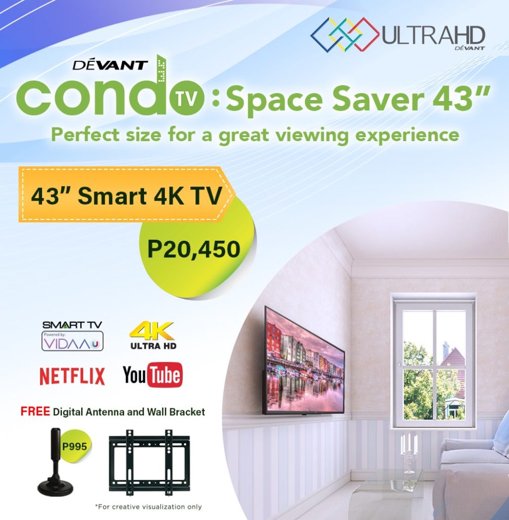Devant 43” Smart 4K TV