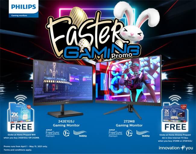Philips Easter Gaming Promo Half Size