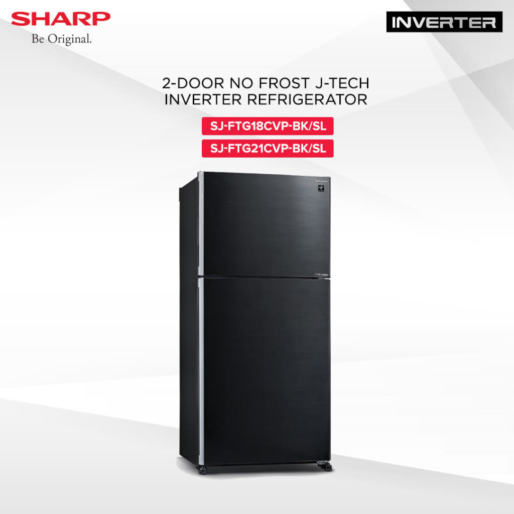 SHARP 2 Door No Frost Inverter Refrigerator