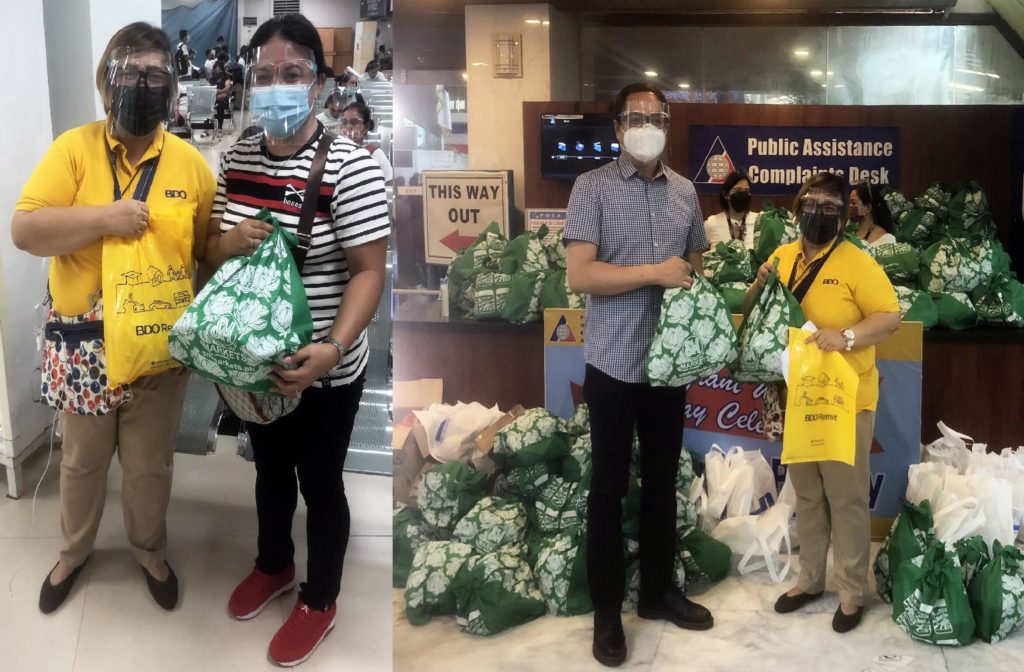 BDO Remit donates hygiene kits to POEA community pantry