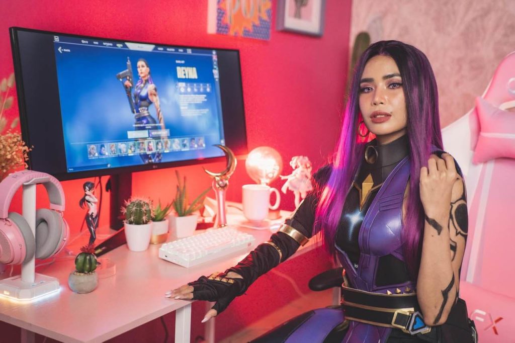 Gamer, cosplayer, and content creator Myrtle Sarrosa for LG UltraGear™ monitor