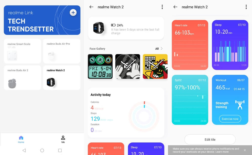 realme Watch 2 - realme link app
