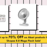 70% off on Akari products this Shopee 8.8 Mega Flash Sale