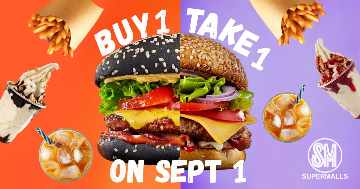 Buy One Take One Deals at SM Supermalls September 1