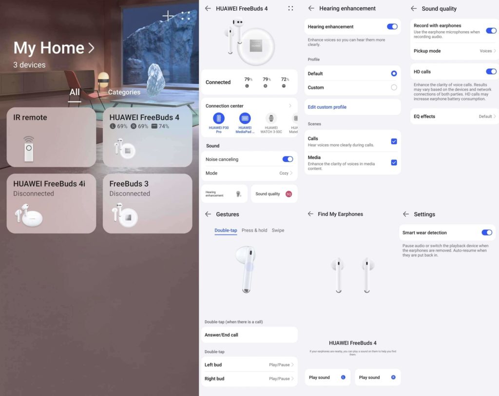 HUAWEI FreeBuds 4 - AI Life App