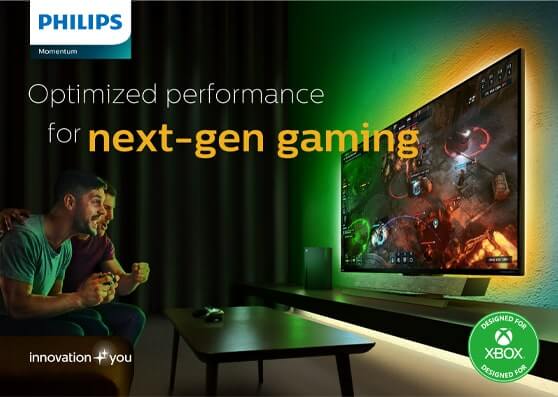 Philips Momentum Monitor Designed for Xbox