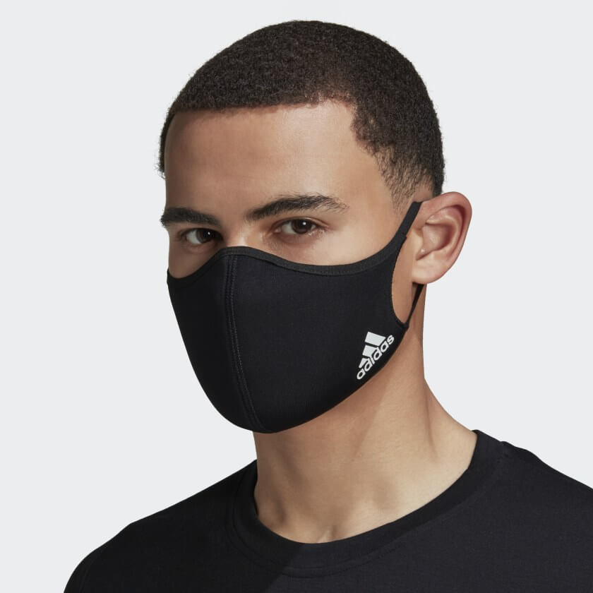 adidas Face Covers 3 Pack Black
