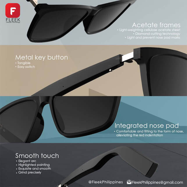 FLEEK introduces 1st Intelligent Bluetooth Audio Sunglasses in the ...