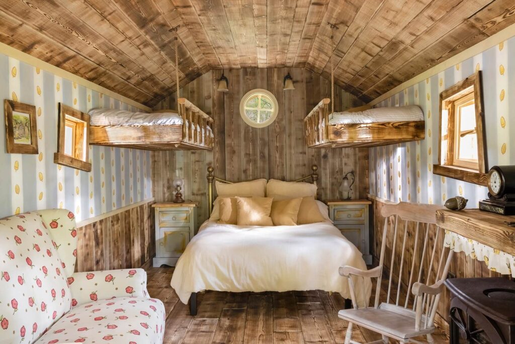 Guests can take a smallish nap or two ina house fit for Disney’s Winnie the Pooh