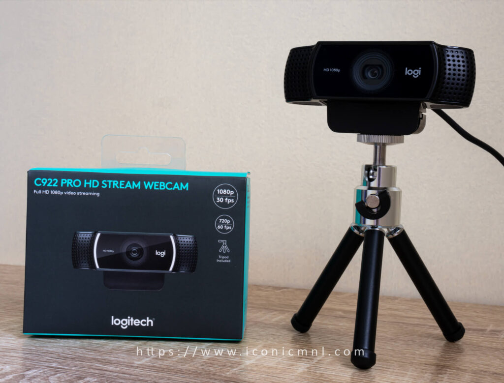 Logitech C922 Pro HD Stream Webcam Full HD 1080p Video Streaming