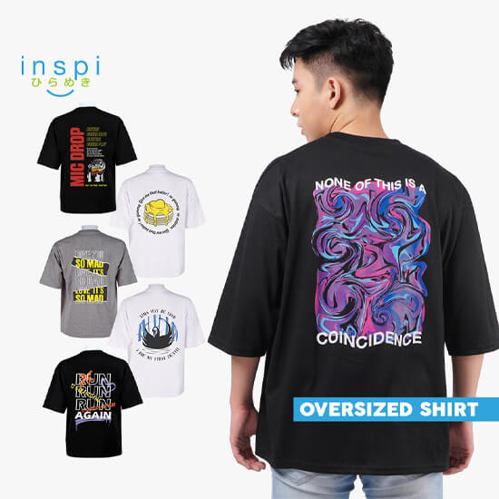 INSPI Kpop Korean Oversized Shirt