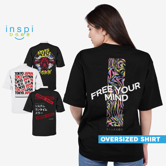 INSPI Oversized Shirt Collection Vol. 2 Graphic T-shirt