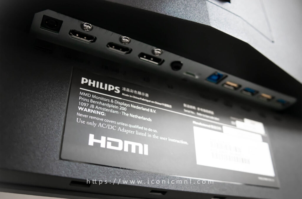 Philips Momentum 275M1RZ with Ambiglow - I/O Ports