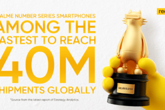 realme Number Series smartphones among the fastest to reach 40M shipments globally