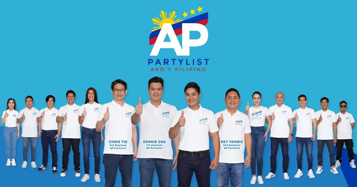 Coco Martin supports AP Partylist