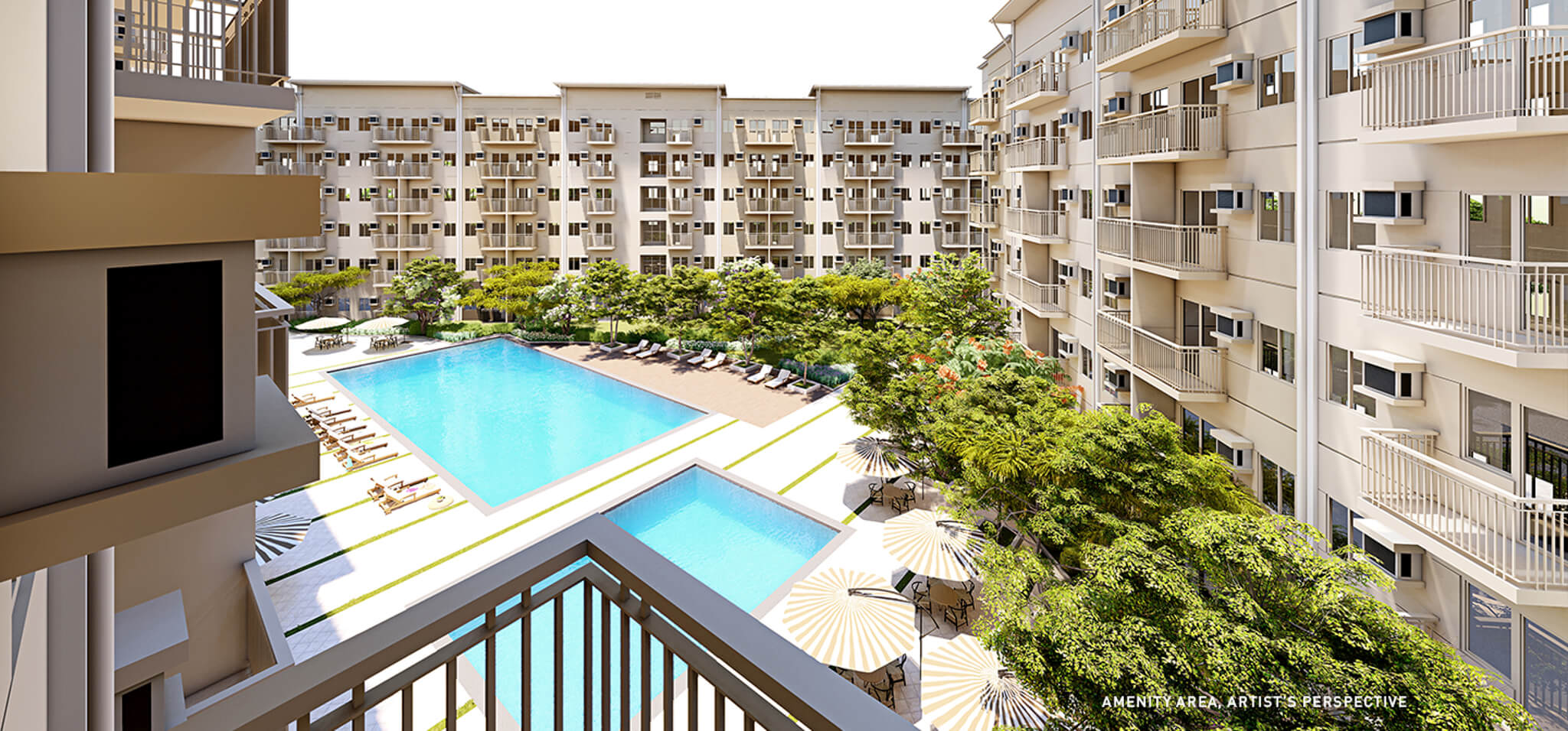 SMDC Hill Residences resort styled swimming pools