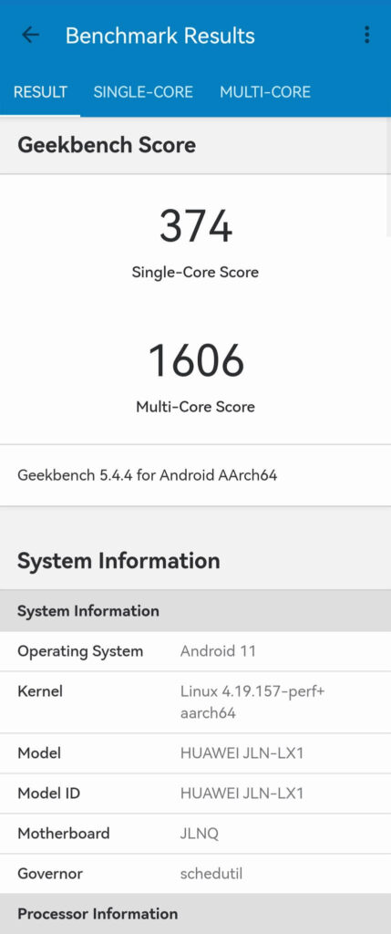 Huawei nova 9 SE-Geekbench-scores