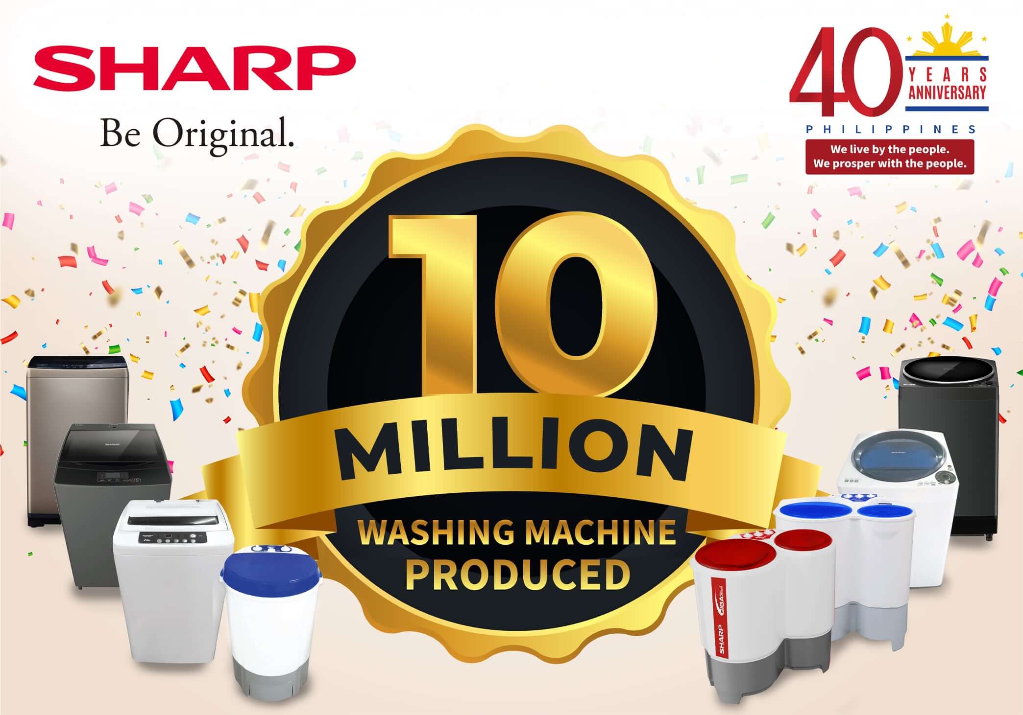 Sharp celebrates its 40th Anniversary