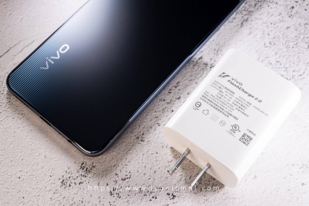 vivo Y73 - 33W wall charger with flash charge technology