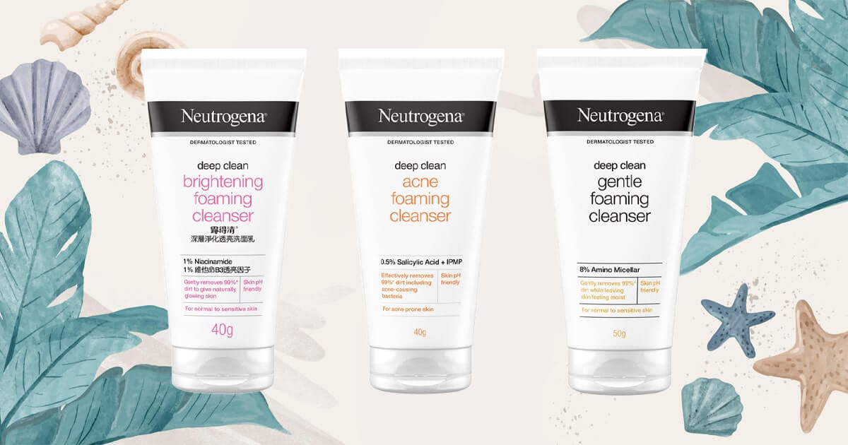 Neutrogenas Deep Clean Cleansers Travel Pack