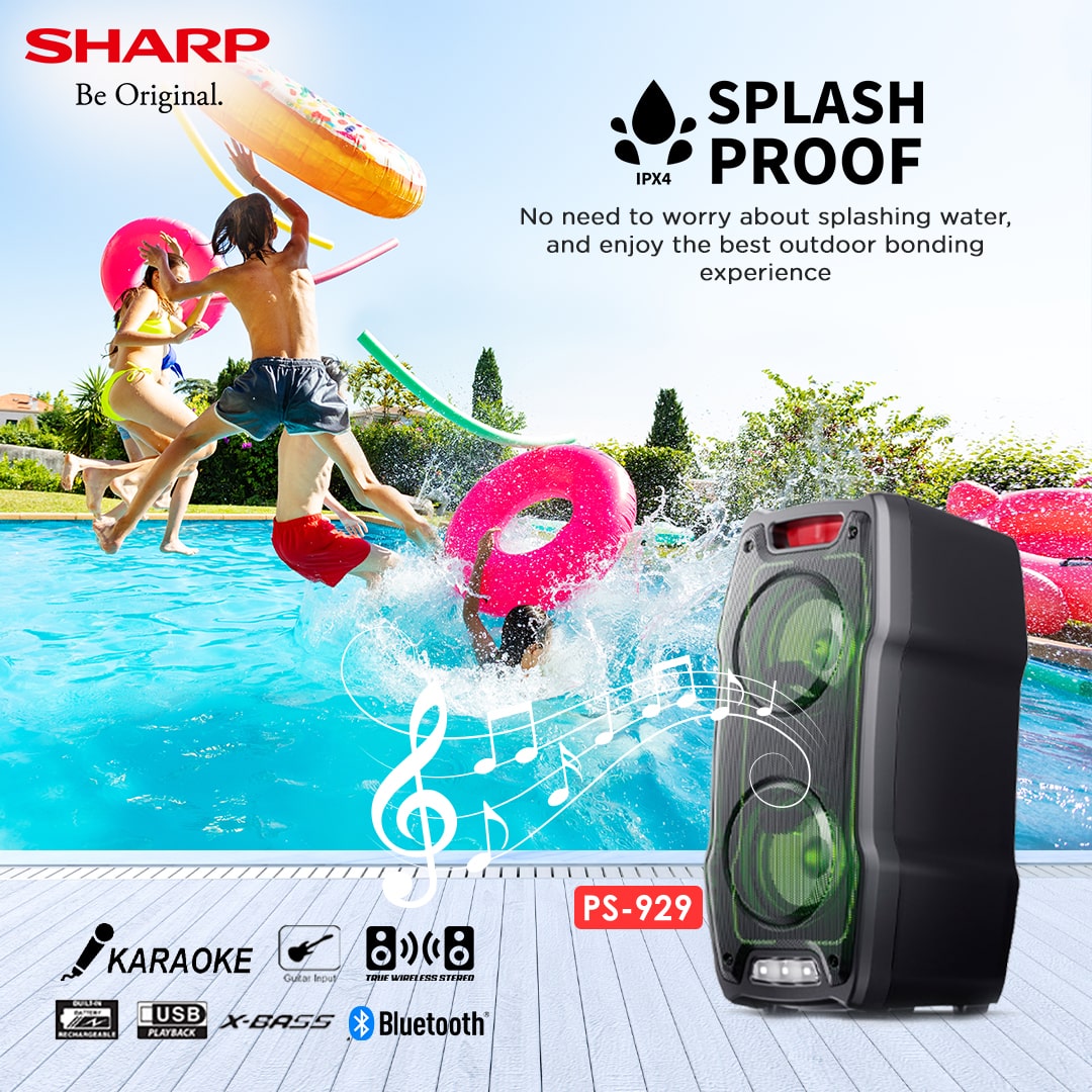 Sharp Party Box Splash Proof