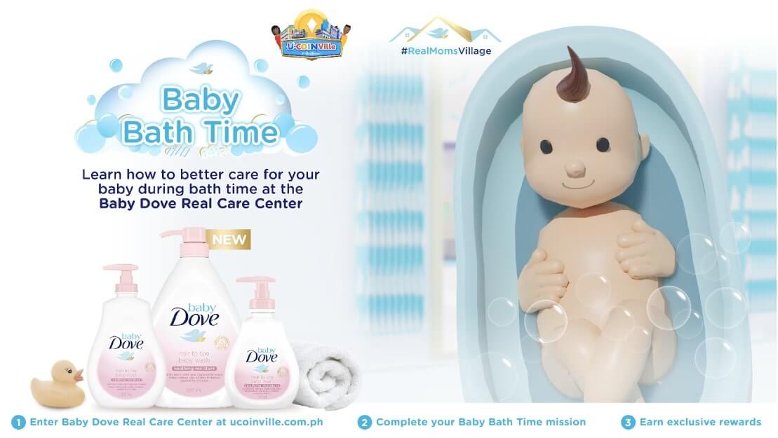 Baby Dove takes bath time to the next level in the metaverse with the new Baby Dove Soothing Moisture Wash
