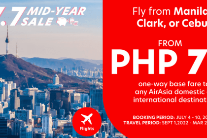 AirAsia Philippines drops base fares to as low as Php 77