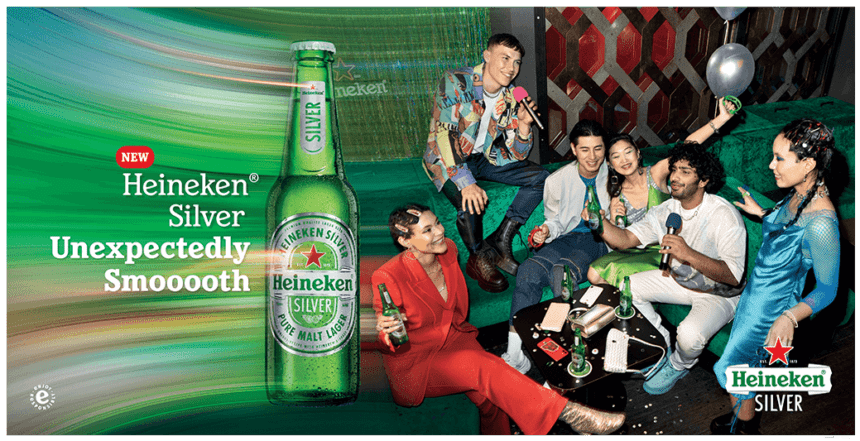 Time for something unexpectedly smooth Heineken Silver