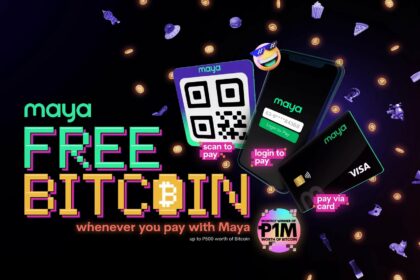 FREE BITCOIN every time you pay with Maya via Number Card or QR