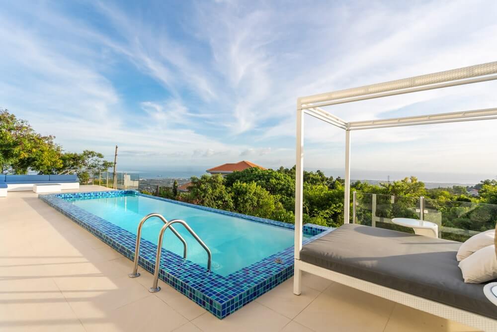 Pool view Chad’s modern luxury villa
