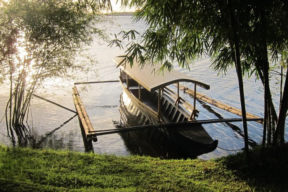 Private island in a lake in Cavinti